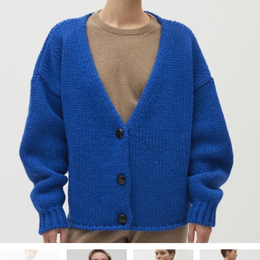 Babaa cardigan 57 in winter skies